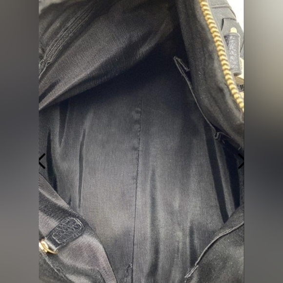 Bebe Black Satchel with Gold Accents - Picture 3 of 12